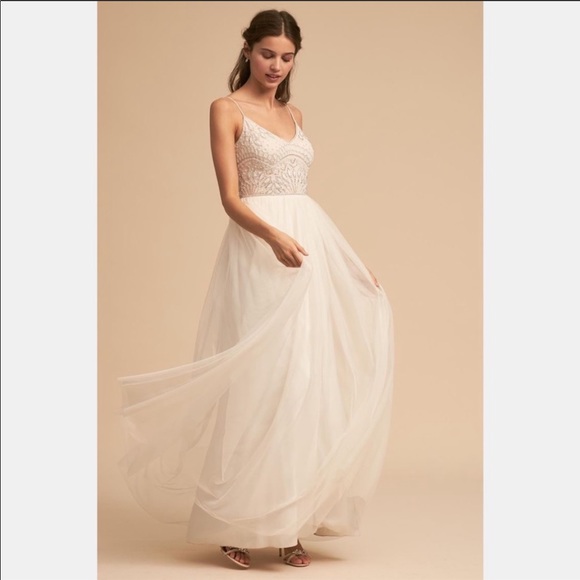 BHLDN Adrianna Papell Violetta Wedding Dress - Picture 3 of 9